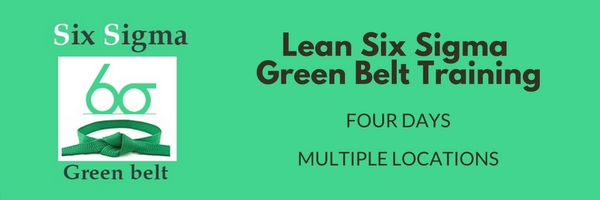 Lean Six Sigma Green Belt Training Five Days Intense Training in an Online Classroom